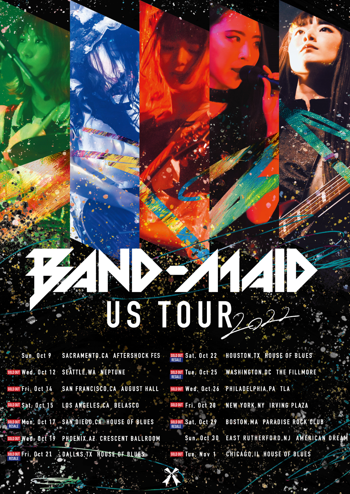 新品未使用 BAND-MAID US TOUR 2022-T バンドメイド アメリカツアー