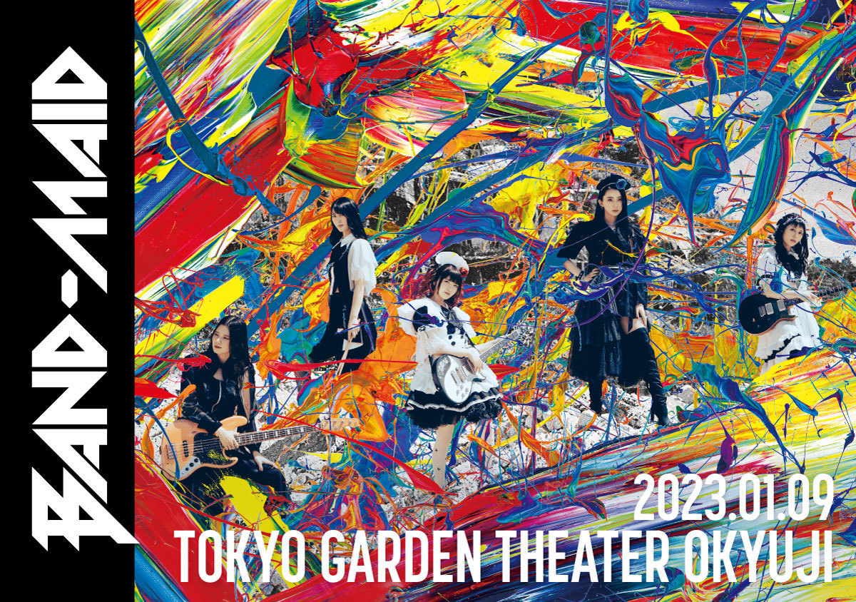 BAND-MAID (Guns N'Roses, 6.11.2022, Tokyo, Japón) ❤️ Gira norteamericana 2022-2023 ⚡︎ Lollapalooza 2023 ⚡︎ Bluray/DVD Yokohama Arena, 27 de marzo 2024 ⚡︎ Concierto con Incubus 1º de mayo y The Warning 12 de junio 2024 ⚡︎ Nuevo álbum en verano 2024  Content_BM_Poster2211_ol