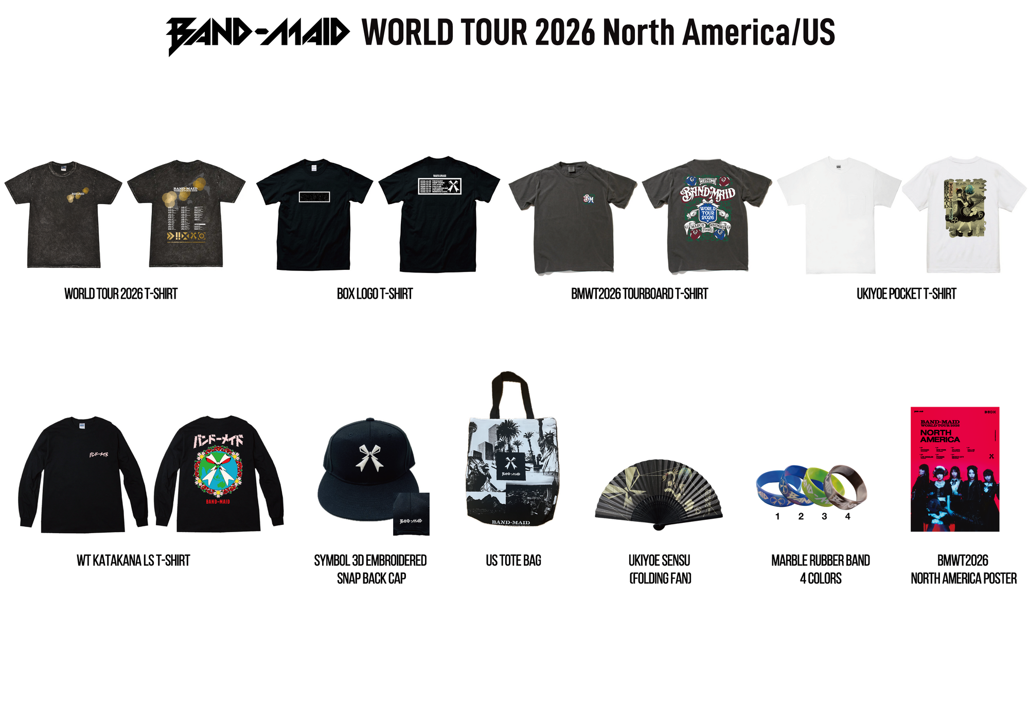 NEW MERCH LINEUP for 